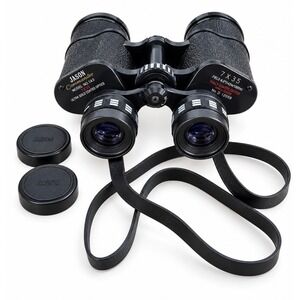 Jason Commander Model 143 Binoculars 7x35 Ultra Gold Coated Optics Japan Vintage